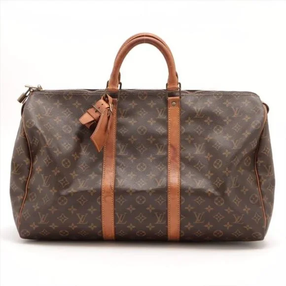 AUTHENTIC Louis Vuitton Keepall 50 with Lock - Picture 8 of 9